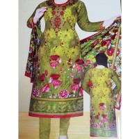 Printed Three Piece ET - 1025