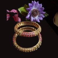 Indian Gold Plated Bangles  EB - 1132