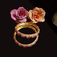 Indian Gold Plated Bangles EB - 1141