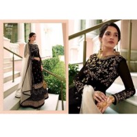 Indian Dimond georgette with Embroidery Work ET - 1226