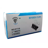 Binder Clip (1") - 12 pcs - EC - 1594