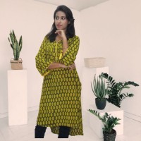 Cotton Printed Kurti - EK2153