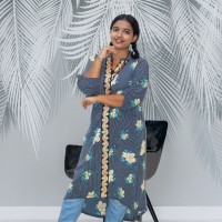 Cotton Printed Kurti -EK2158