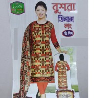 Stylist Unstitched Three- piece EK - 848